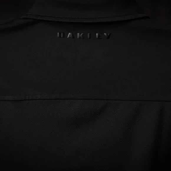 Oakley HydroLix Black Orange Striped Polo (L) ⛳️ - Picture 14 of 14